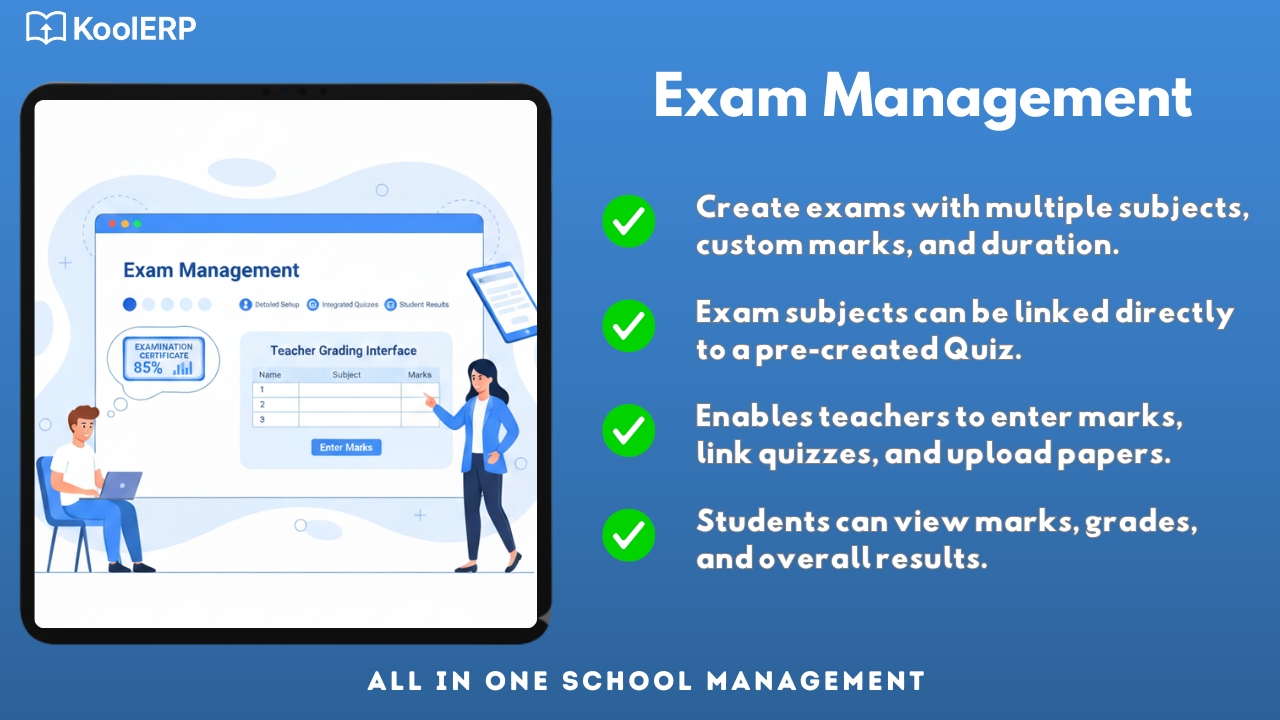 Exams and reports module